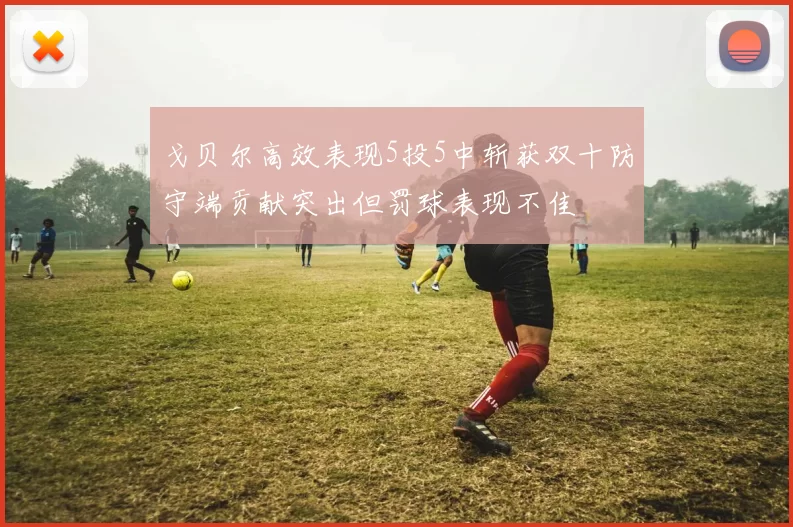 戈贝尔高效表现5投5中斩获双十防守端贡献突出但罚球表现不佳